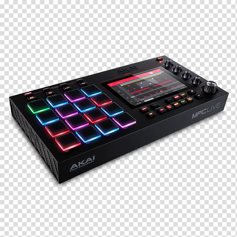 Akai MPC Akai Professional MPC Live Sampler Ableton Live, musical instruments transparent background PNG clipart