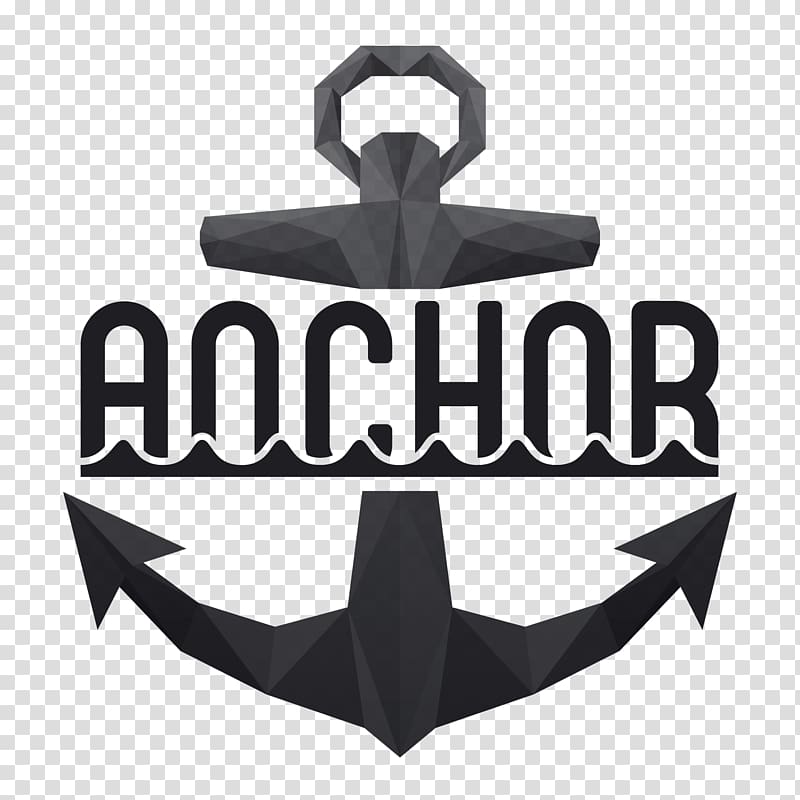 Anchor text Logo, anchor transparent background PNG clipart