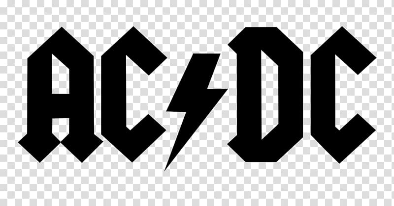 AC/DC receiver design Symbol Logo, rock band transparent background PNG clipart