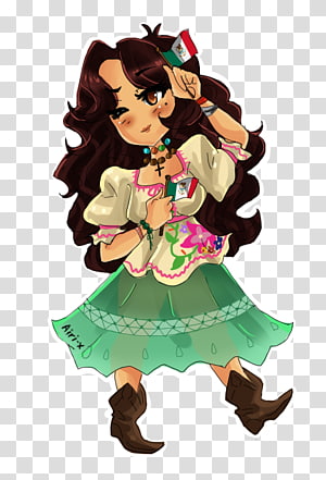 Mexico Chibi Drawing, Chibi transparent background PNG clipart thumbnail