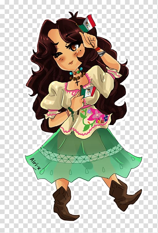 Mexico Chibi Drawing, Chibi transparent background PNG clipart Mexico Chibi Drawing, Chibi transparent background PNG clipart
