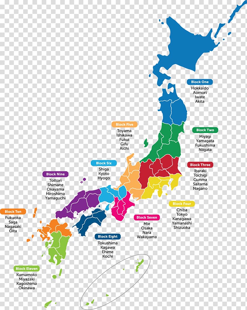 Prefectures of Japan Map Physische Karte, japan transparent background PNG clipart