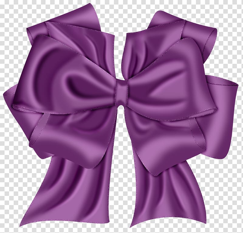 Purple ribbon Paper, Purple ribbon bow transparent background PNG clipart