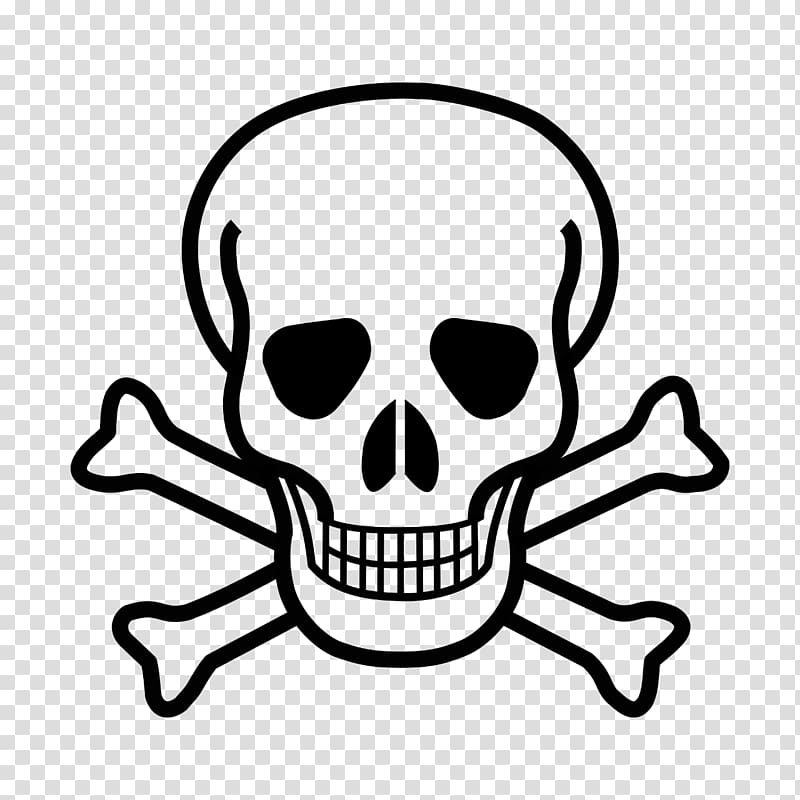 Skull and crossbones , bones transparent background PNG clipart