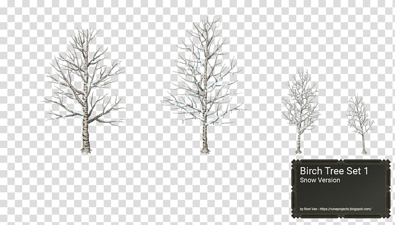 RPG Maker MV Winter Pine Tile-based video game Birch, winter transparent background PNG clipart