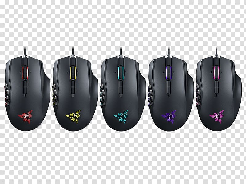 Computer mouse Razer Naga Chroma Razer Inc. Scroll wheel, Computer Mouse transparent background PNG clipart