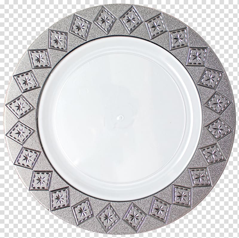 Plate Tableware Disposable Plastic Silver, silver plate transparent background PNG clipart