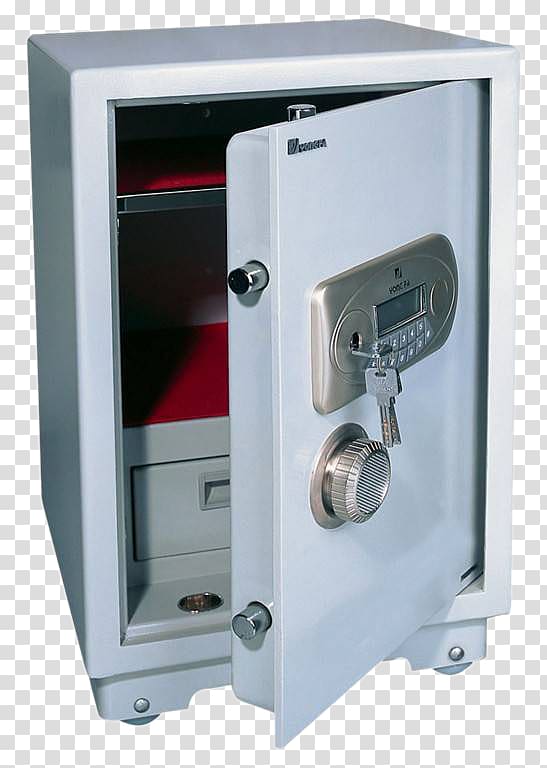 Safe deposit box Insurance Lock Cabinetry, The key to open three safe transparent background PNG clipart