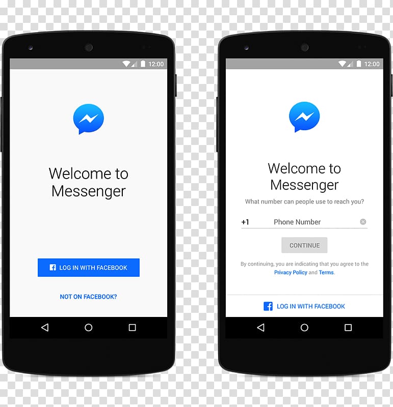 Facebook Messenger Login Messaging apps, calling screen transparent background PNG clipart