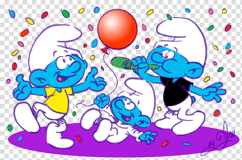 Baby Smurf Smurfette Art Vexy, smurfs transparent background PNG clipart