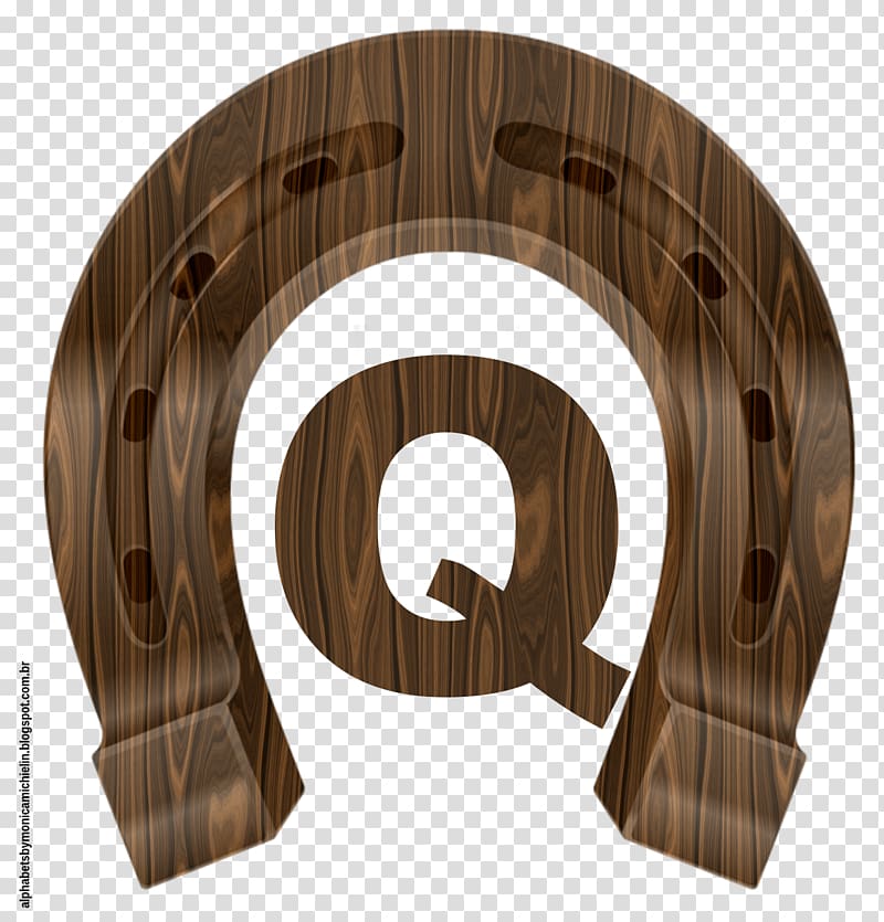 Horseshoe Wood Paper Alphabet, Nf transparent background PNG clipart