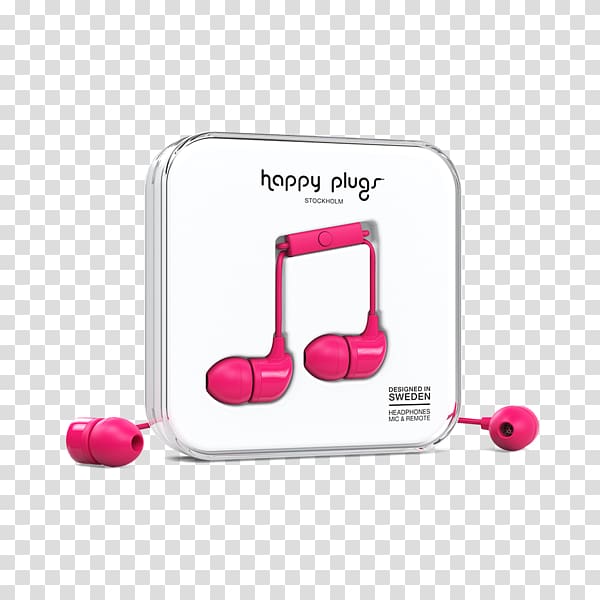 Happy Plugs In-Ear Headphones Audio Happy Plugs Earbud Écouteur, Ear Plug transparent background PNG clipart