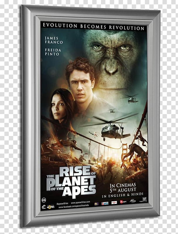 Rise of the Planet of the Apes Scooby Doo Poster Cinema Film, movie billboard transparent background PNG clipart