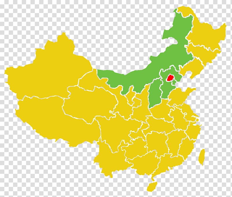 Flag of China Blank map, the original complex form of a simplified chinese transparent background PNG clipart