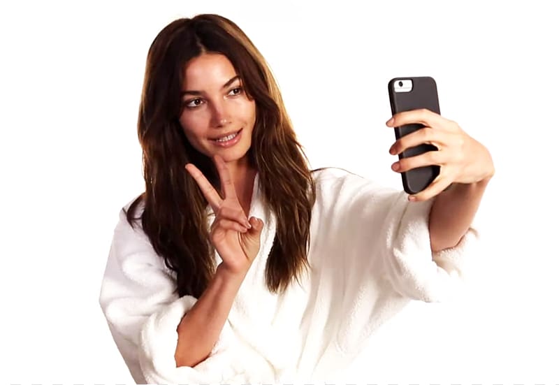 Irina Shayk Selfie Supermodel Smartphone, selfie transparent background PNG clipart