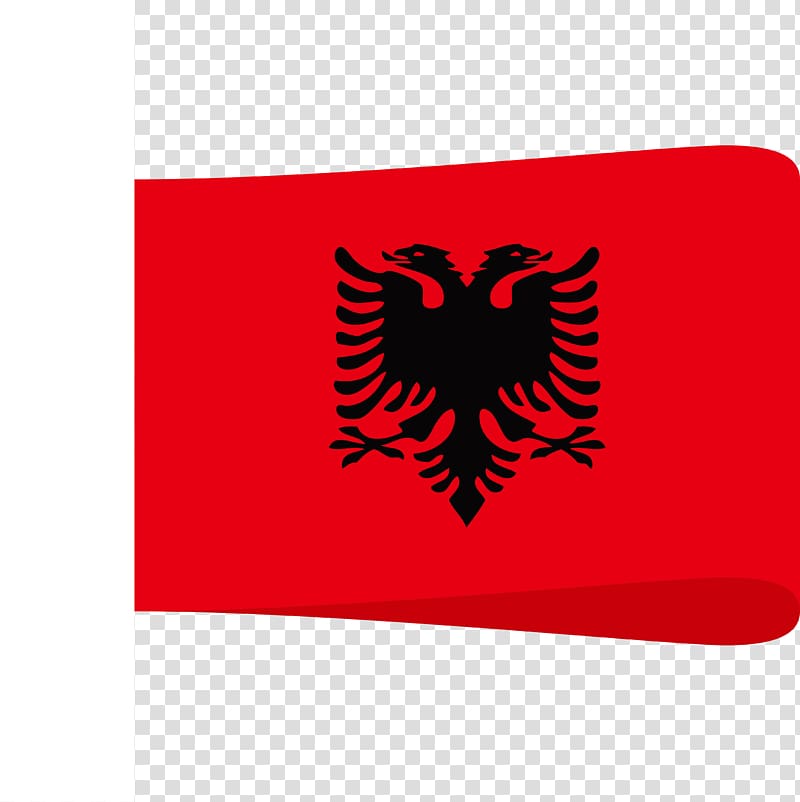Flag of Albania Flag of Kosovo, Beautiful flag logo transparent background PNG clipart