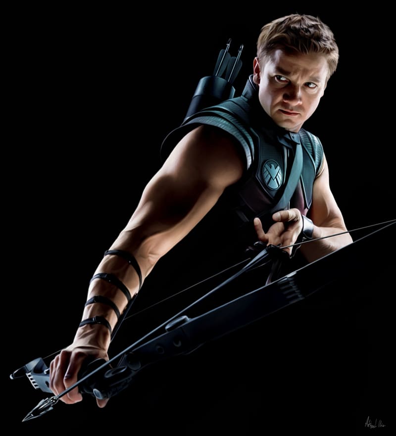 Jeremy Renner Clint Barton Black Widow Thor Captain America, Hawkeye transparent background PNG clipart
