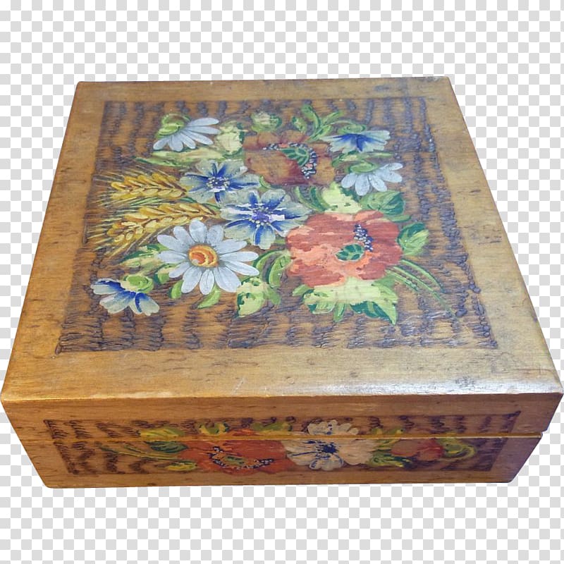 Wooden box Painting Flower box, box transparent background PNG clipart