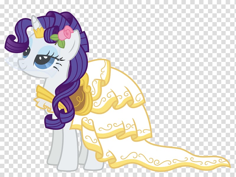 Rarity Rainbow Dash Applejack Wedding dress, my wedding transparent background PNG clipart