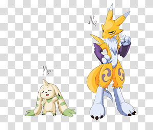 Terriermon Renamon Guilmon Digimon , digimon transparent background PNG clipart thumbnail