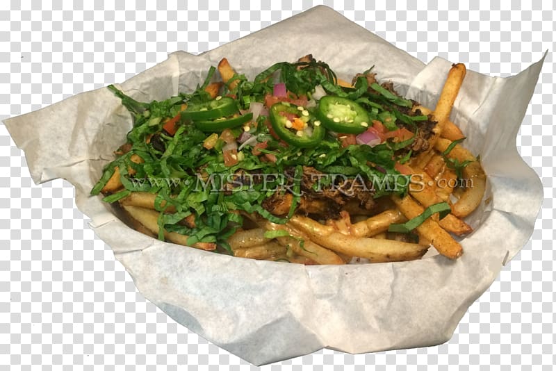 Vegetarian cuisine Recipe Side dish Leaf vegetable Salad, blackened seasoned fries transparent background PNG clipart