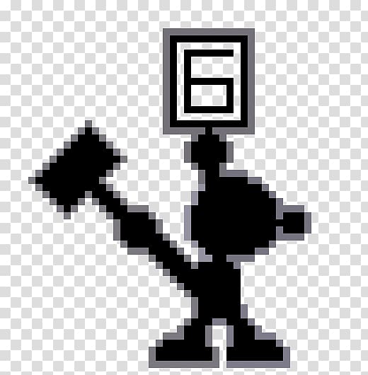 Mr. Game and Watch Game & Watch Pixel art Video game, pixel game maker mv transparent background PNG clipart