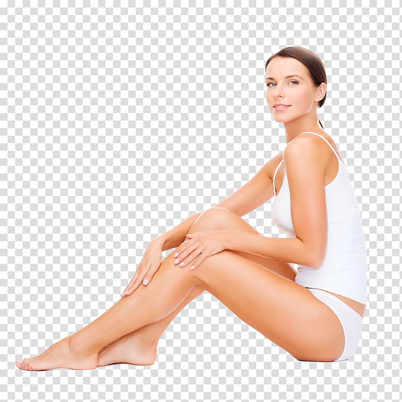 sitting woman , Lotion Human body Therapy Skin care, model transparent background PNG clipart