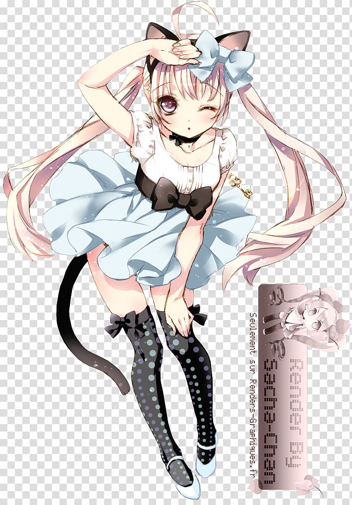 Anime Meliodas Manga Drawing Catgirl, Anime transparent background PNG ...