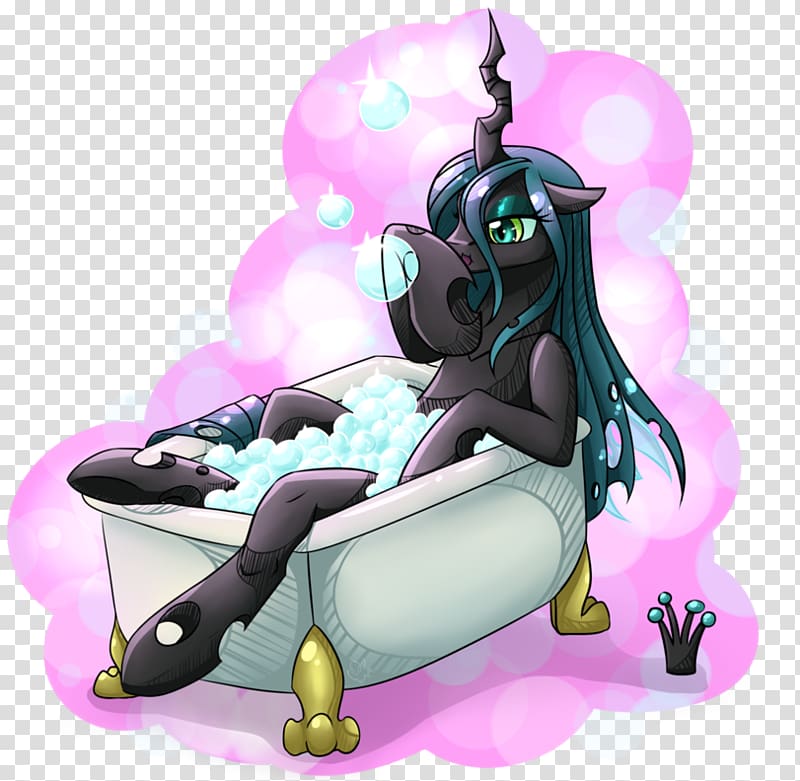25 December Queen Chrysalis Bathing, others transparent background PNG clipart