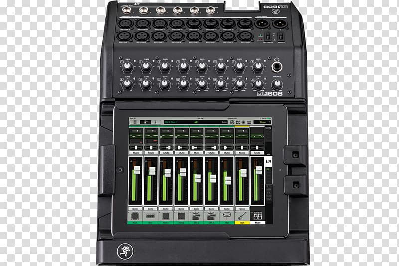 Mackie DL1608 Audio Mixers Digital mixing console Mackie DL806, bouzouki transparent background PNG clipart