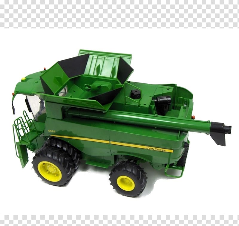 John Deere Ertl Company National Farm Toy Museum Combine Harvester, toy transparent background PNG clipart