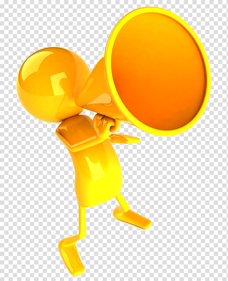 man holding megaphone illustration, Illustration, A man with a bugle call transparent background PNG clipart