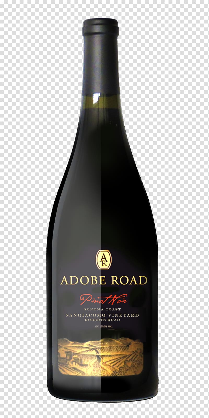 Liqueur Pinot noir Adobe Road Winery Sonoma Coast AVA, wine transparent background PNG clipart