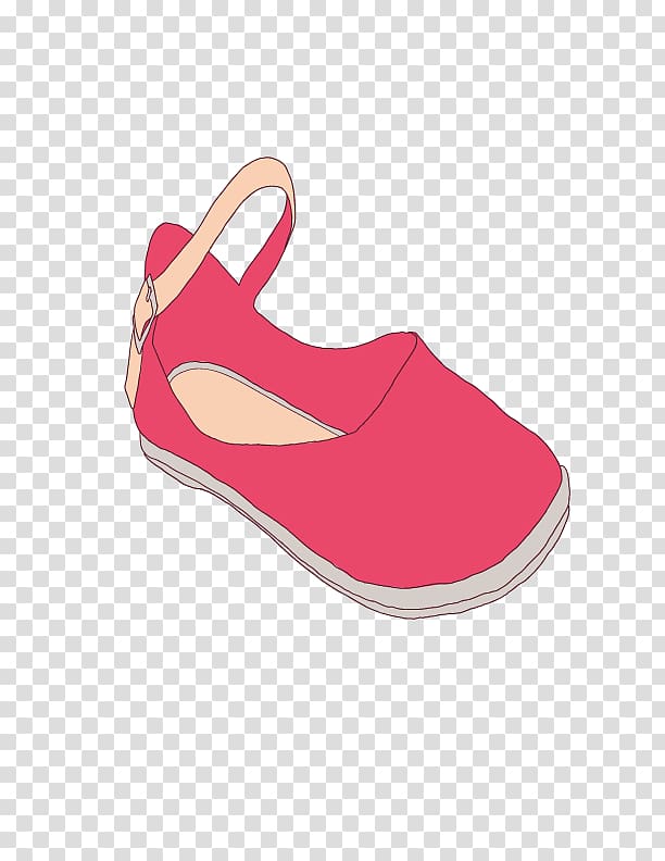 Pink Sandal Shoe, Pink sandals transparent background PNG clipart