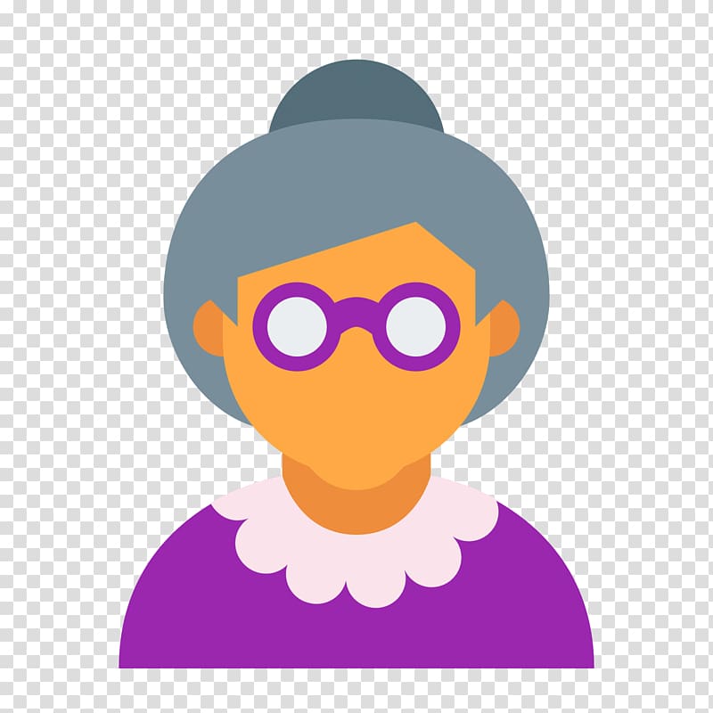 Computer Icons Woman User Old age, grandma transparent background PNG clipart