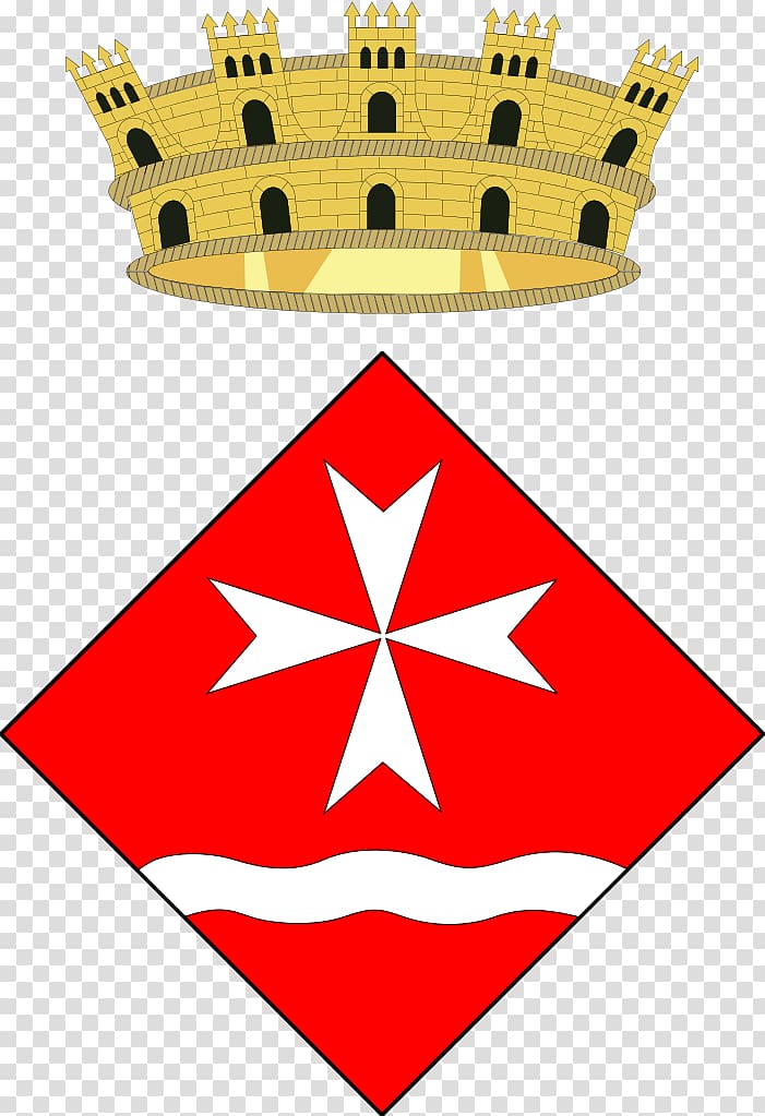 Logo Malta Art, red silk strip transparent background PNG clipart