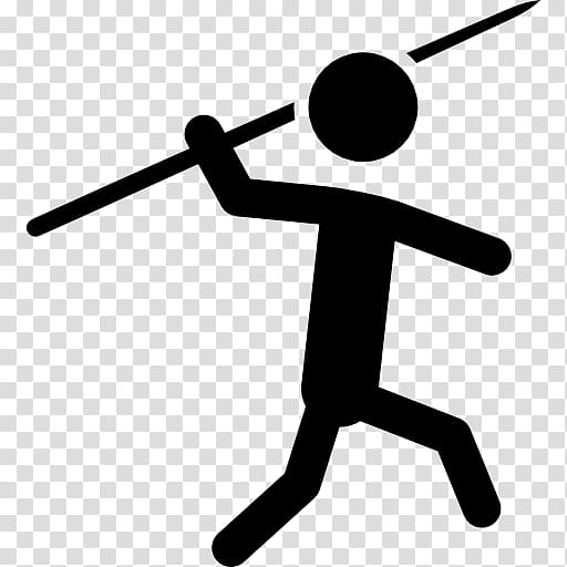 Javelin throw Computer Icons , Silhouette transparent background PNG clipart