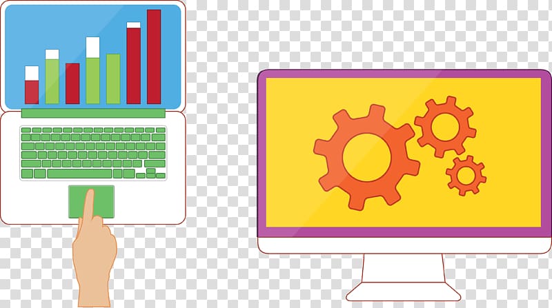 Laptop Chart Histogram , Business computer transparent background PNG clipart