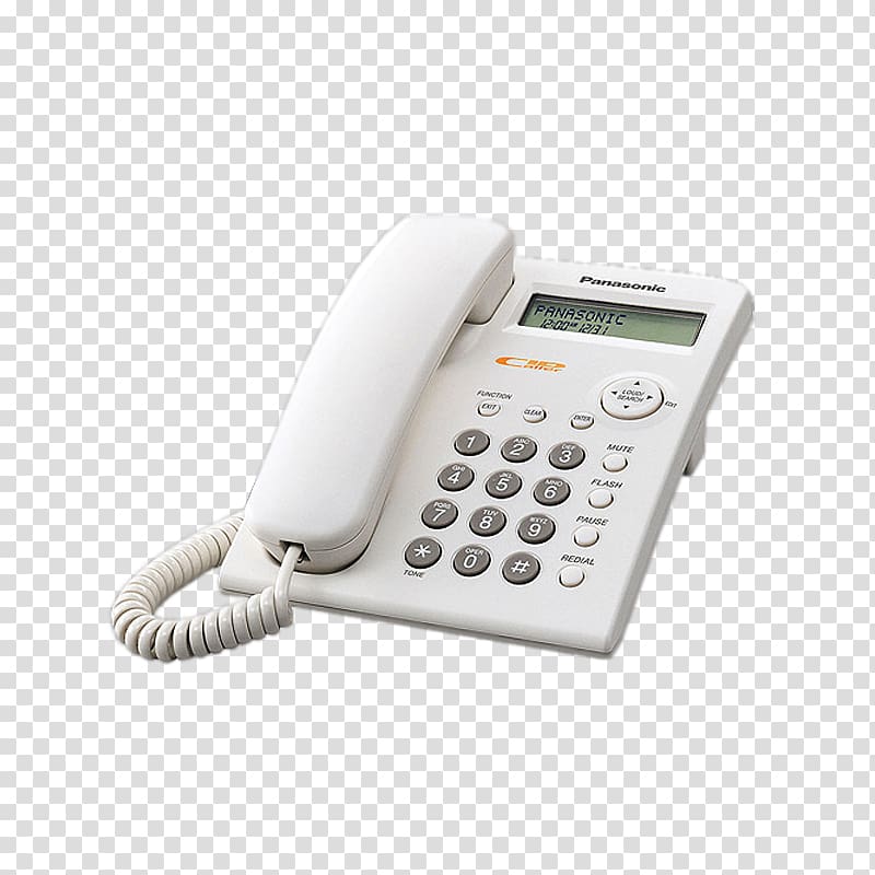 Caller ID Telephone line Panasonic KX-TSC11 Speakerphone, airplane weight calculation transparent background PNG clipart