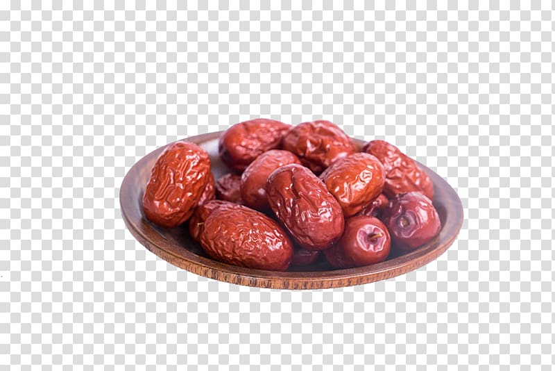 Jujube Dried fruit, A big red dates transparent background PNG clipart