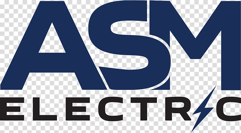 ASM Electric Logo Electrical contractor Brand Graphic design, electrical logo transparent background PNG clipart