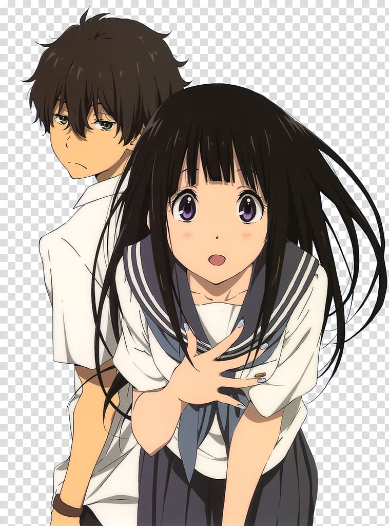 Hu014dtaru014d Oreki Hyu014dka Eru Chitanda Mayaka Ibara Satoshi Fukube, Hyouka Free transparent background PNG clipart