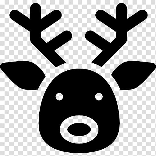 Reindeer Computer Icons Horn, deer head transparent background PNG clipart