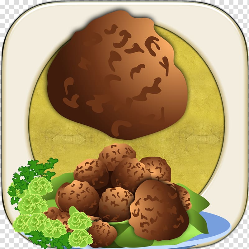 Chocolate truffle Dish Network, viande transparent background PNG clipart