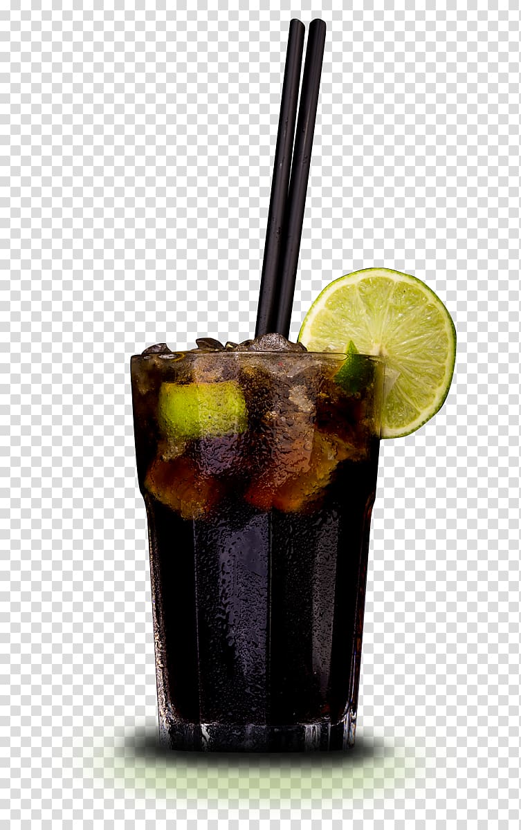 Rum and Coke Cocktail garnish Caipirinha Non-alcoholic drink, cocktail transparent background PNG clipart