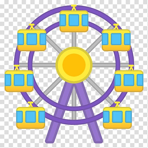 Emoji Ferris wheel Computer Icons Noto fonts, Emoji transparent background PNG clipart