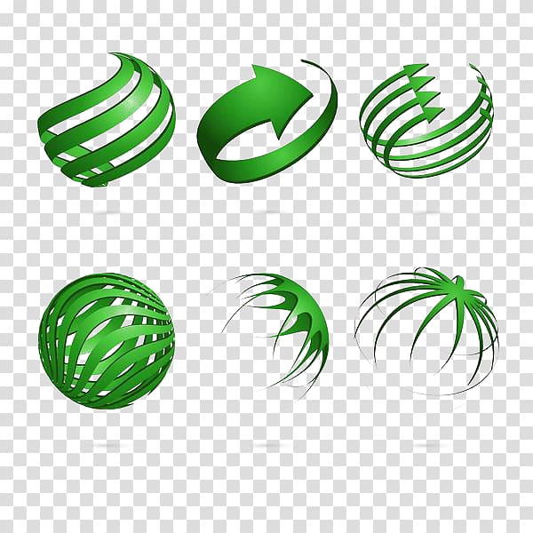 Globe Logo Sphere , Green company logo transparent background PNG clipart