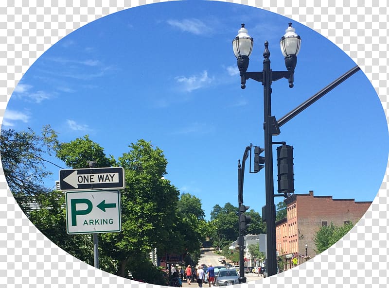 Traffic sign The Village of Chagrin Falls, Village Hall Town hall meeting Parking, others transparent background PNG clipart