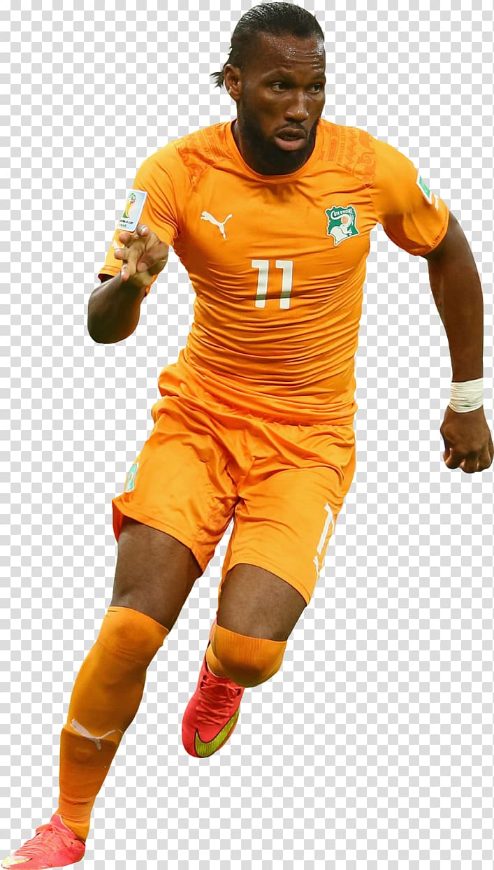 Didier Drogba Ivory Coast national football team Galatasaray S.K. Chelsea F.C. Football player, football transparent background PNG clipart