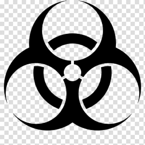 Biological hazard Hazard symbol Sign Laboratory, symbol transparent background PNG clipart